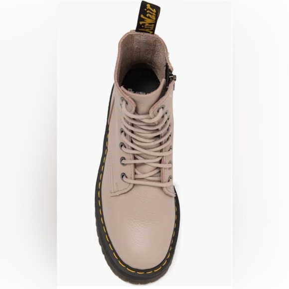 Dr Martens Jadon Vintage Taupe Pisa Platform lace up combat Boots size 12 men - Picture 6 of 11
